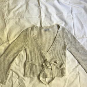 Cupcakes and Cashmere wrap sweater